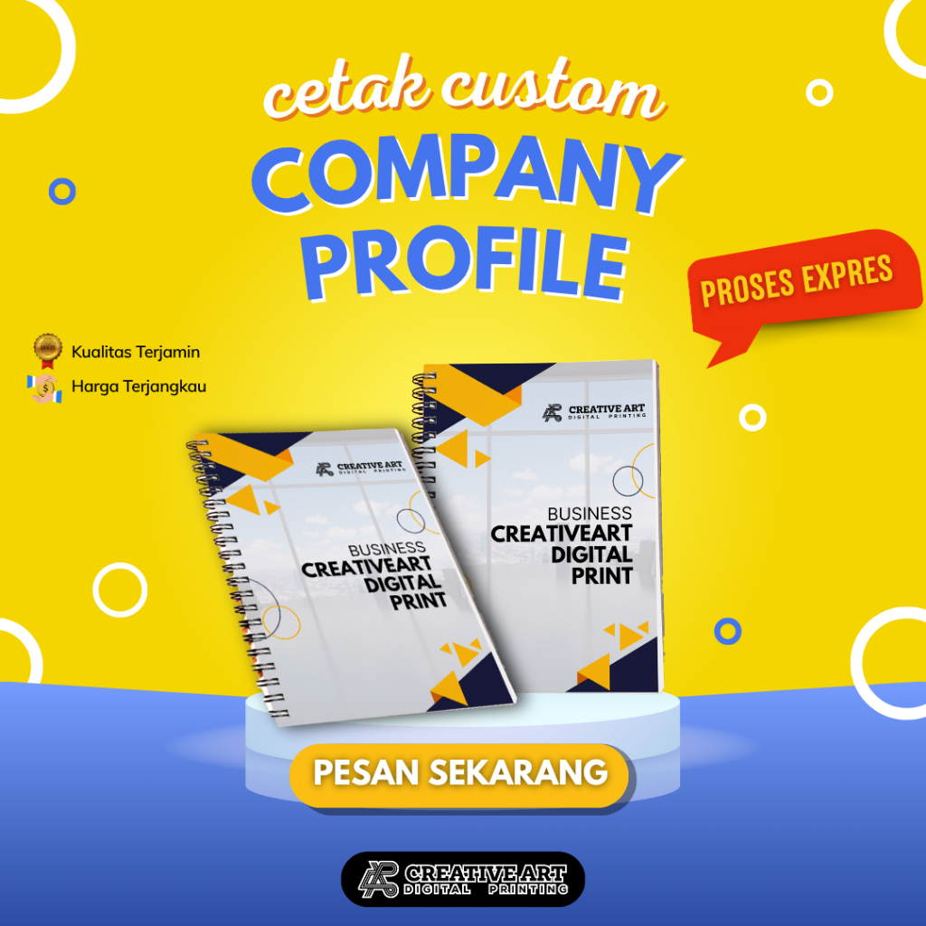 Cetak Company Profile, Majalah, Katalog, Portofolio Custom