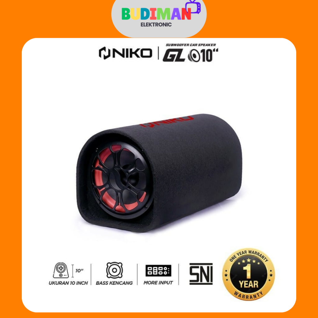 Niko GL10 Bluetooth Speaker Aktif 100W Bass || Niko GL10 Aktif Bluetooth Speaker 10 Inch