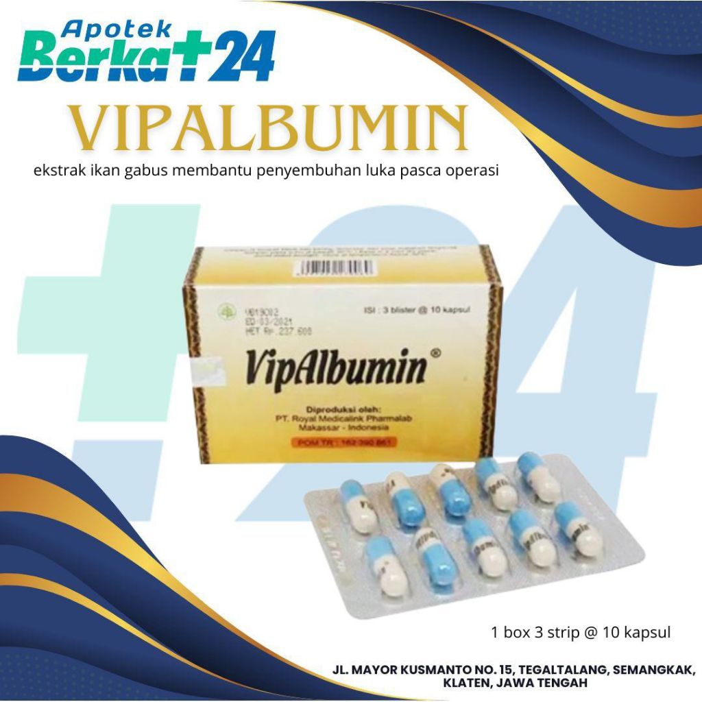 VIP albumin Caps / Strip