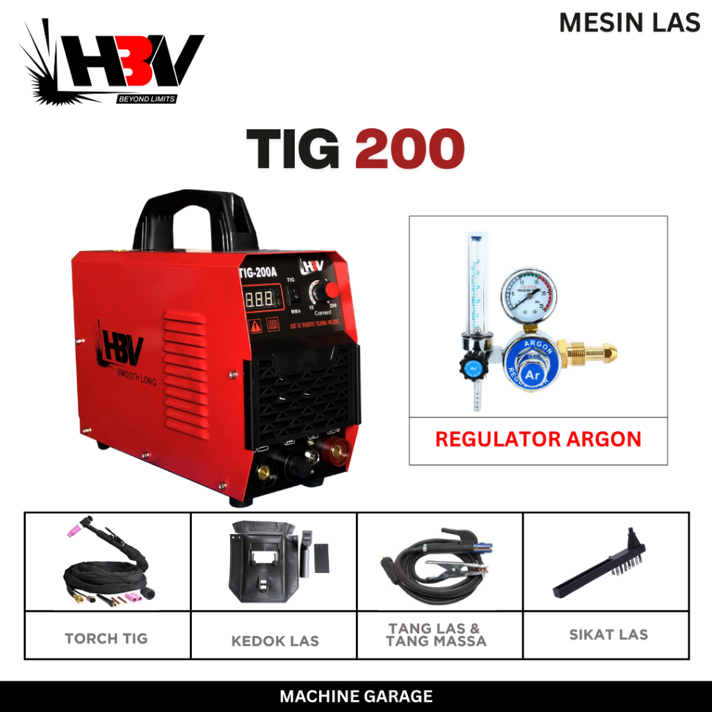 Mesin Las Tig 200 HBV