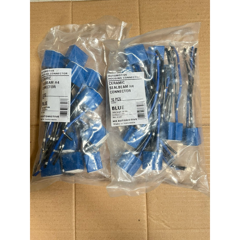 (10 pcs)SOKET SEAL BEAM H4 CERAMIC/SOCKET SEALBEAM /RUMAH LAMPU H4 Ceramic