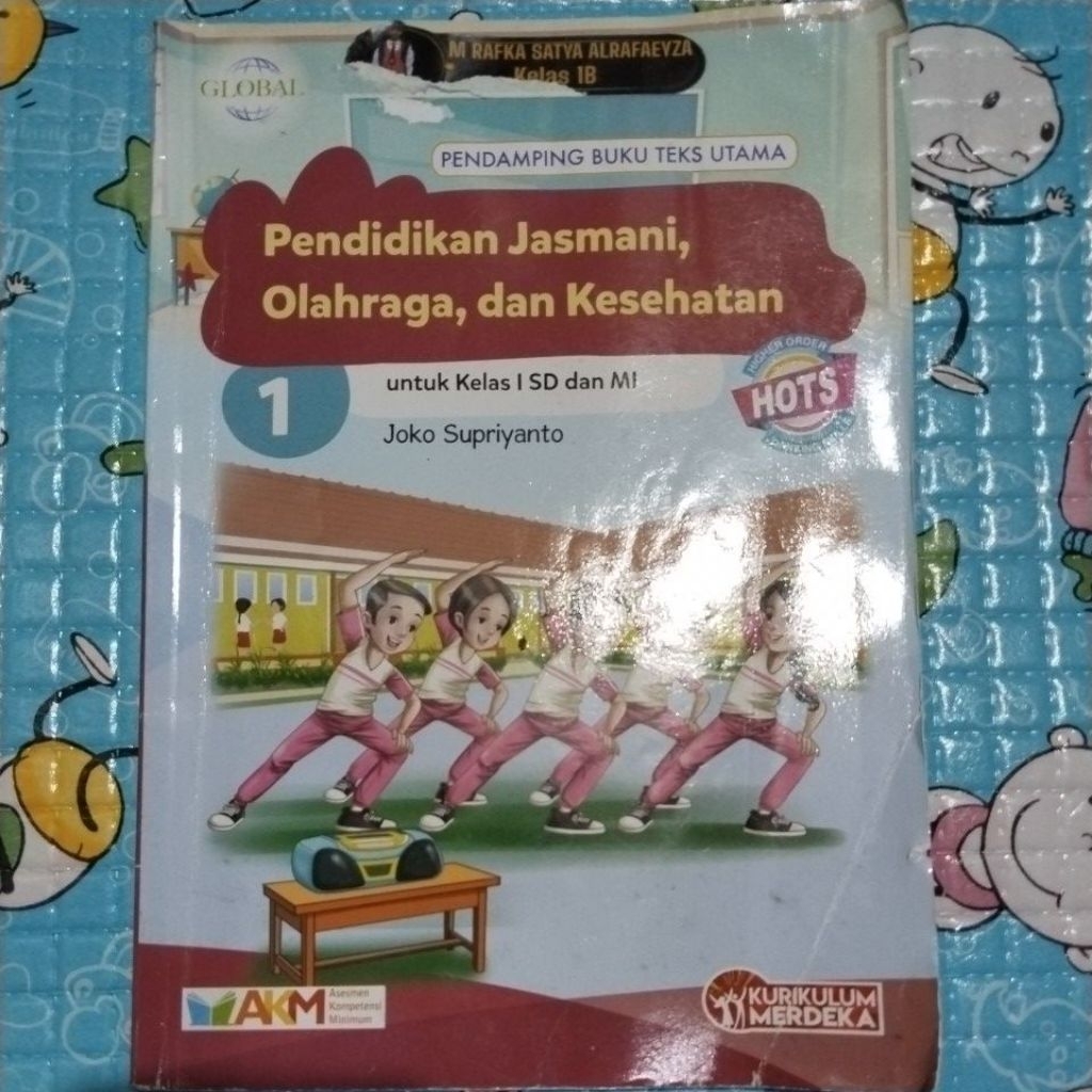 pendidikan jasmani olahraga dan kesehatan SD kls 1
