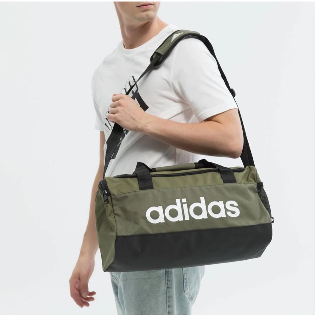 Adidas Duffle Bag Linear S Green H35661 BNWT ORIGINAL BARANG RESMI STORE
