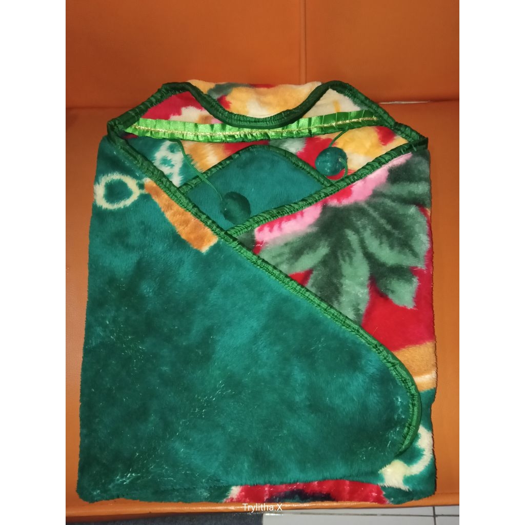 selimut topi bayi premium tebal