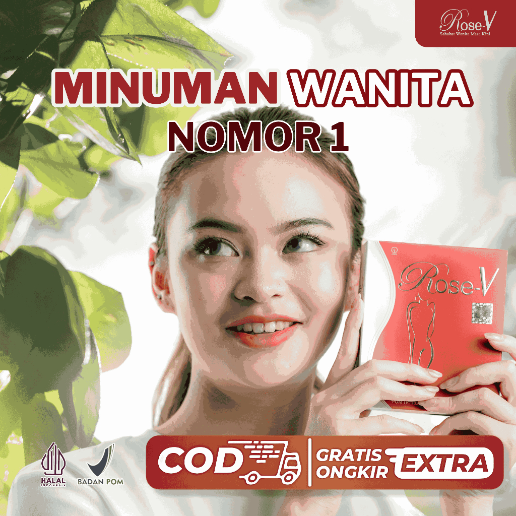 Obat Herbal Kista dan Keputihan | ROSE V 1 Box 15 Sachet Original BPOM