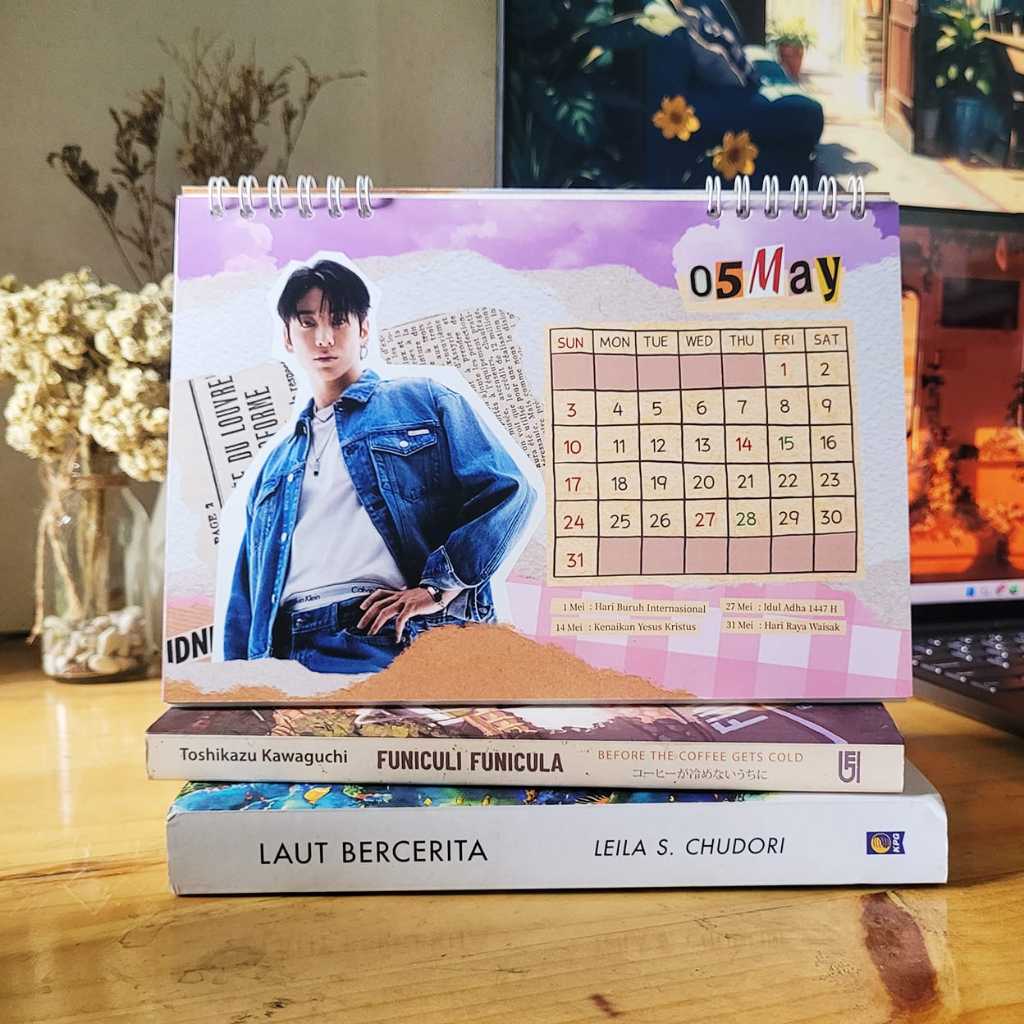 KALENDER MEJA BTS 2026 13 LEMBAR - KALENDER KPOP