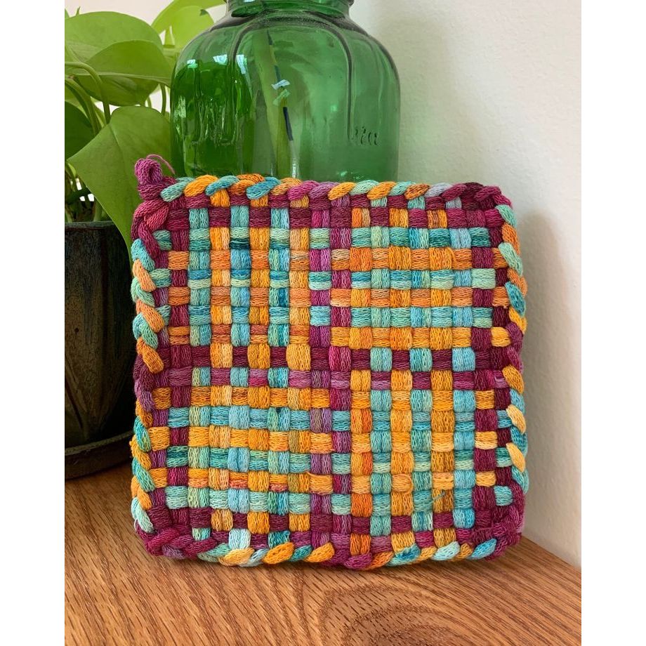 LAP CEMPAL DAPUR ANTI PANAS | CEMPAL PEGANGAN PANCI ANTI PANAS PERALATAN MASAK ANYAMAN LUCU