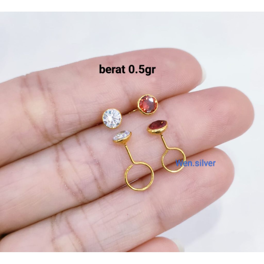 GIWANG TOGE BAYI/ANAK PERAK 925 LAPIS MAS