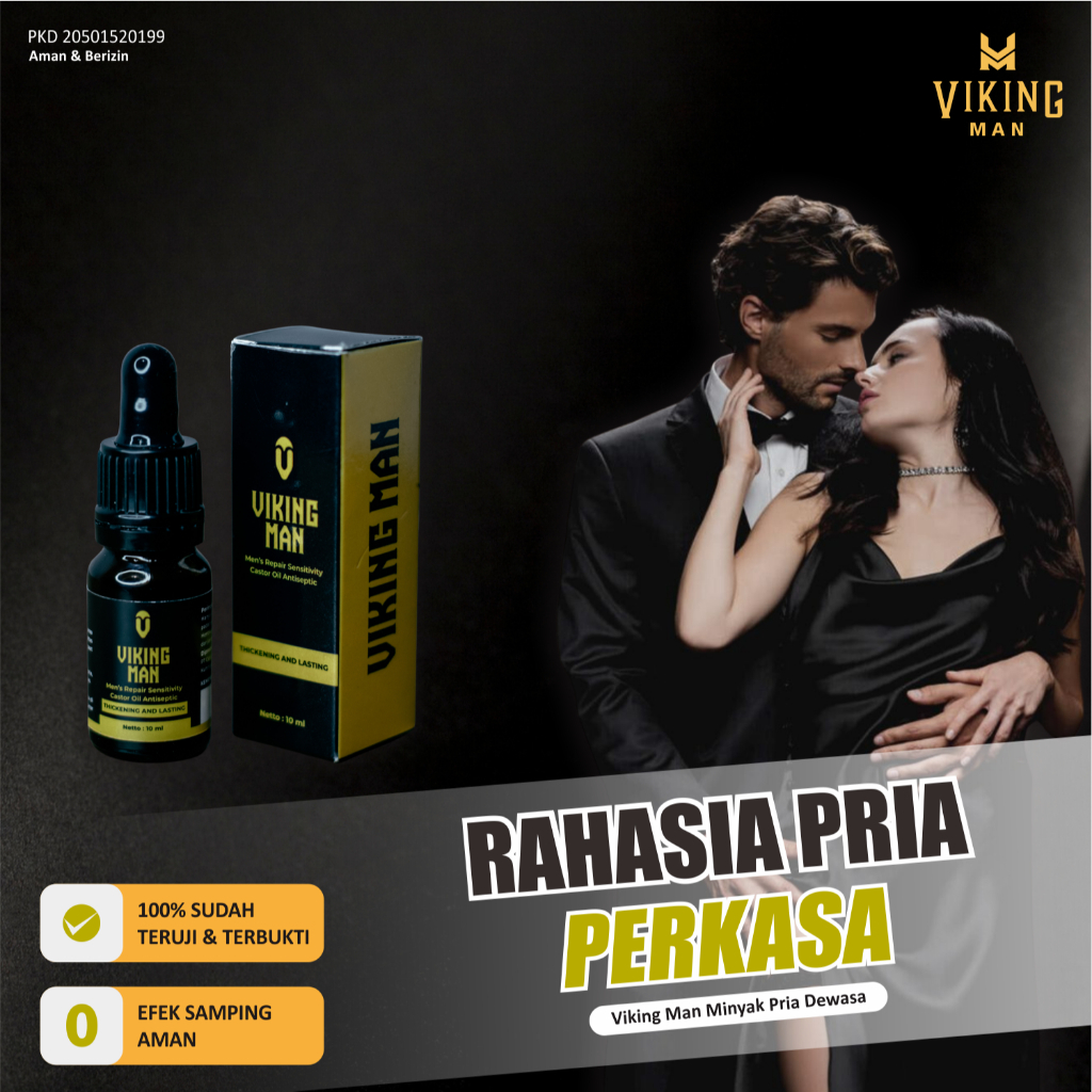 VIKING MAN OIL ORIGINAL MINYAK JARAK MAYAPULUT SERUM PRIA