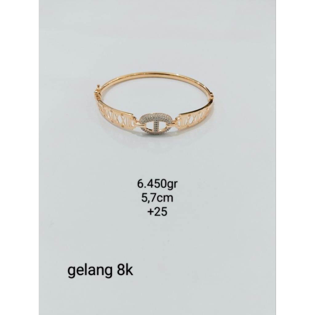 gelang emas 8k
