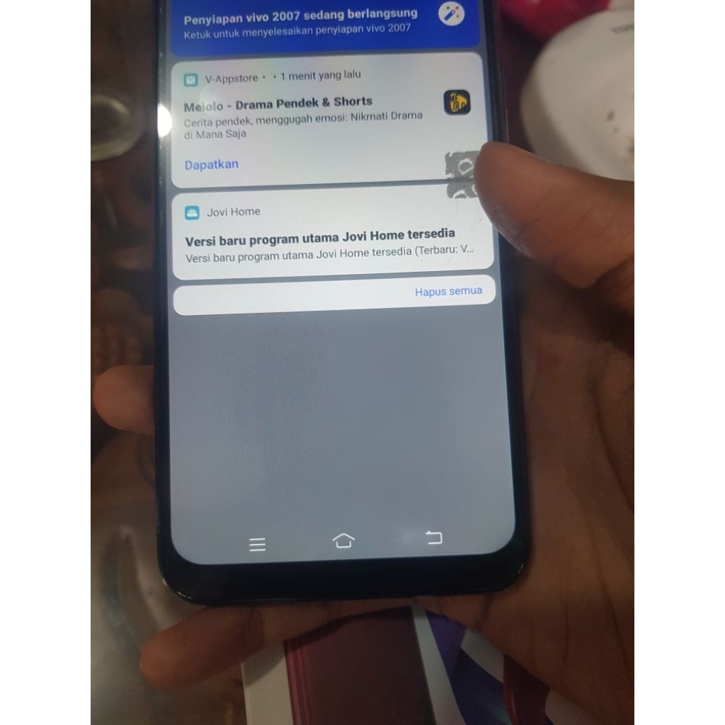 Dijual vivo y12i minus ringan