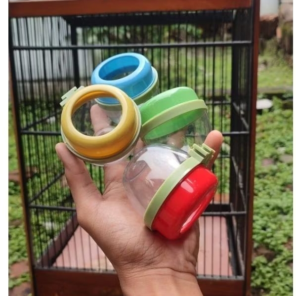 Cepuk pakan burung anti tumpah | YASIR KLATEN