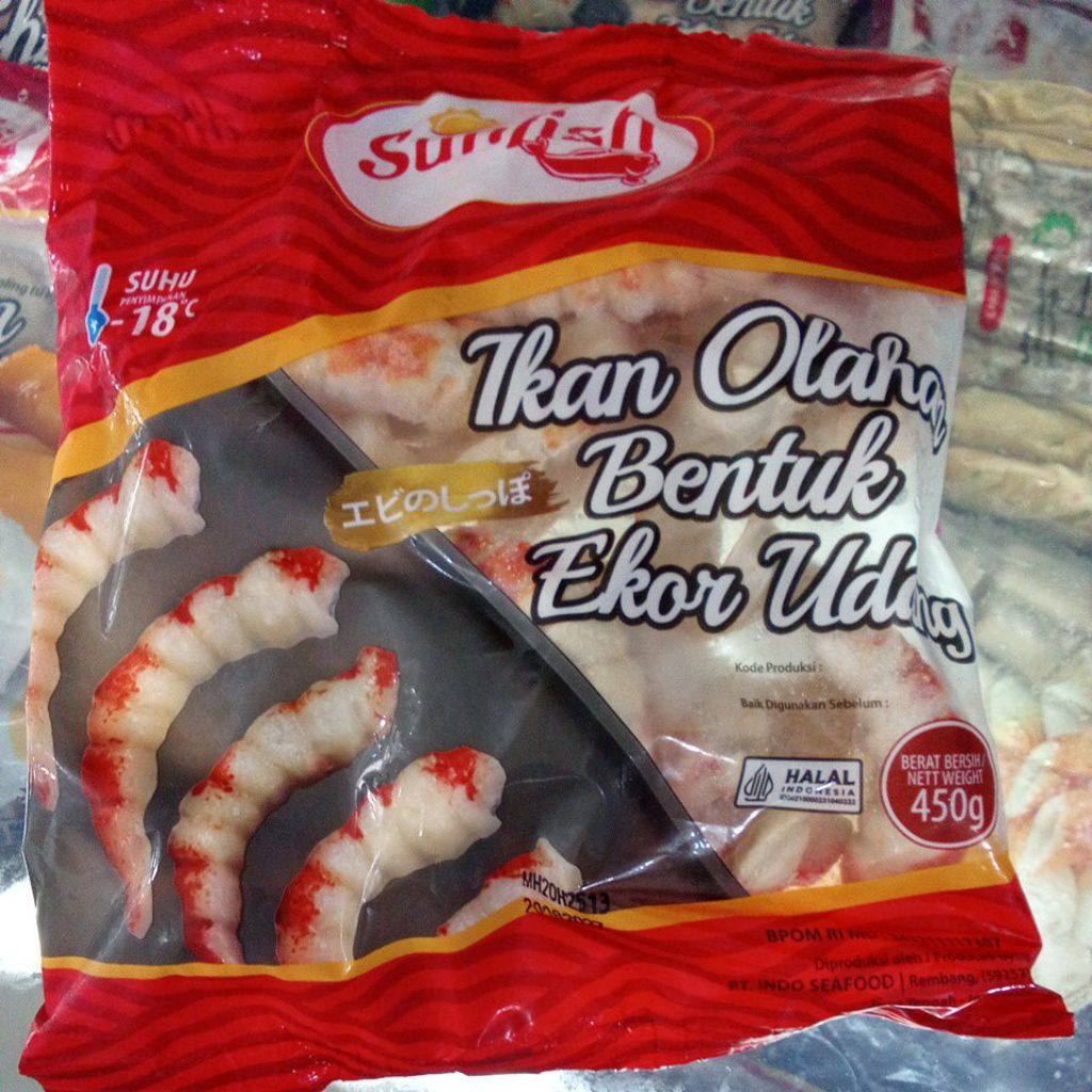 Sunfish Ikan olahan bentuk udang 450g