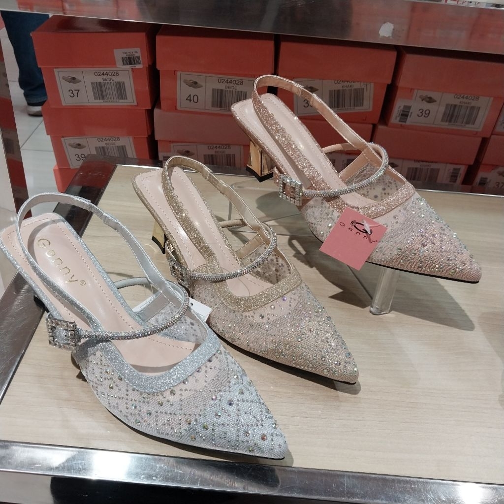GENNY‼️sepatu wanita pesta heels 5cm ori by matahari
