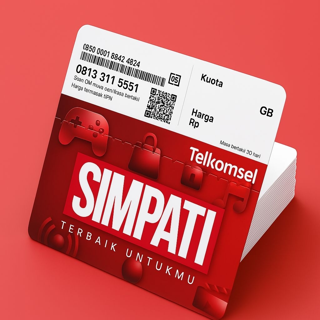 Promo Banting Harga 50% Simpati 11 DIGIT Ekor Triple AAAB Nomor Cantik Telkomsel