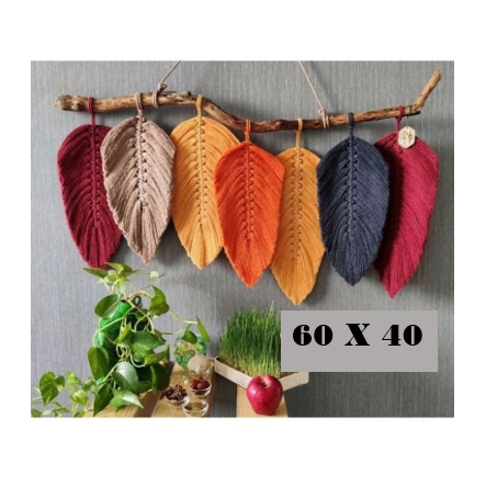 daun mcarme hiasan dinding dekorasi ruangan aesthetic