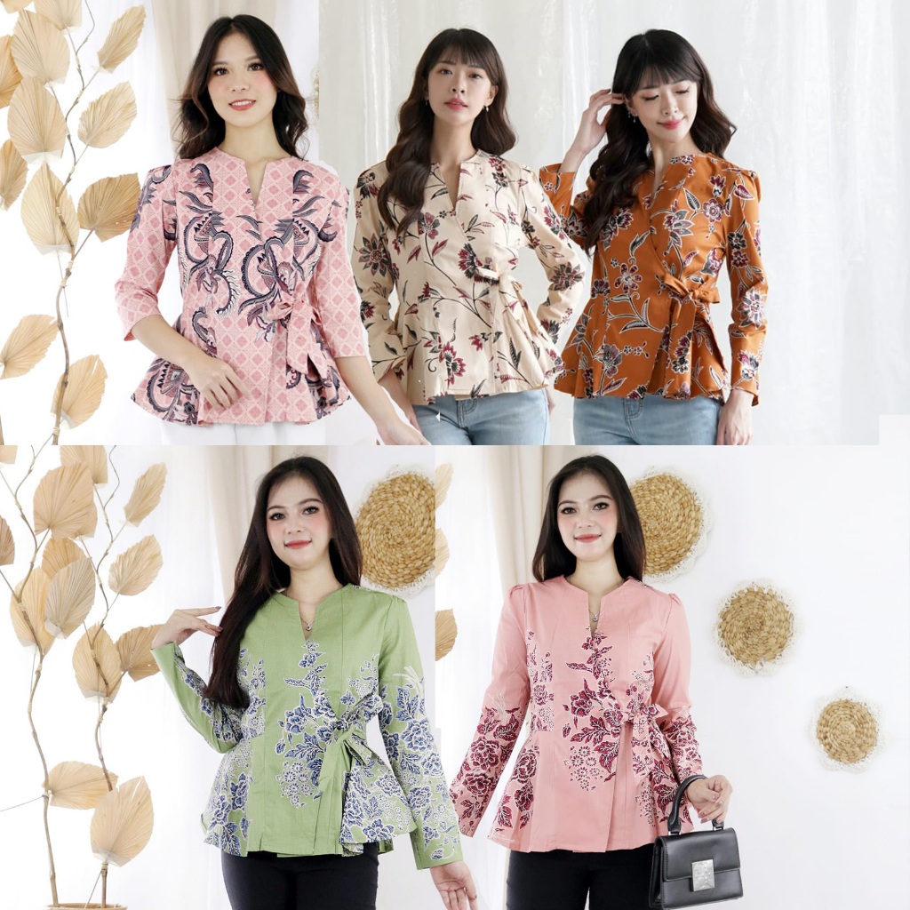 Atasan Batik Wanita - Batik Blazer - Batik Kantor Theodore 117