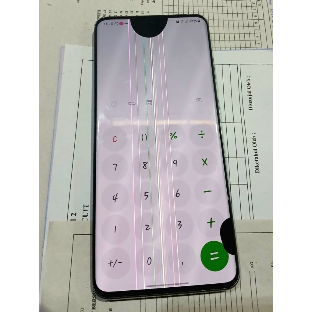 LCD Samsung S20 Ultra Original - Minus Garis & Tompel | LCD + Frame