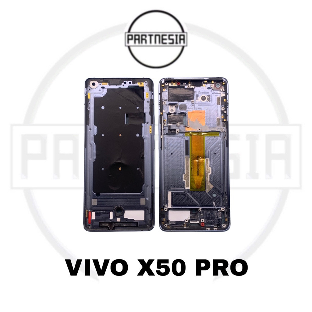 FRAME MIDDLE TULANG TENGAH RANGKA HOUSING LCD VIVO X50 PRO ORIGINAL COPOTAN