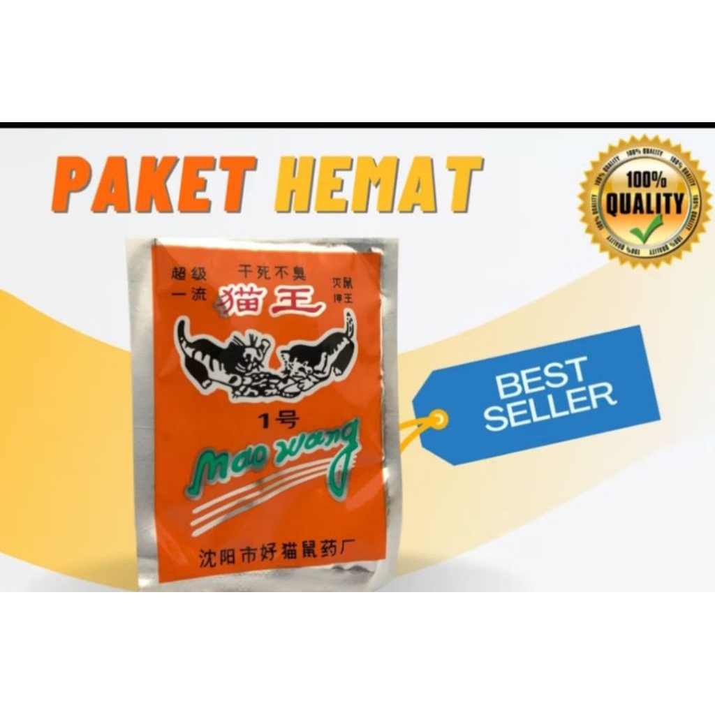 RACUN TIKUS MAO WANG orange beras biji harga per 5 pcs