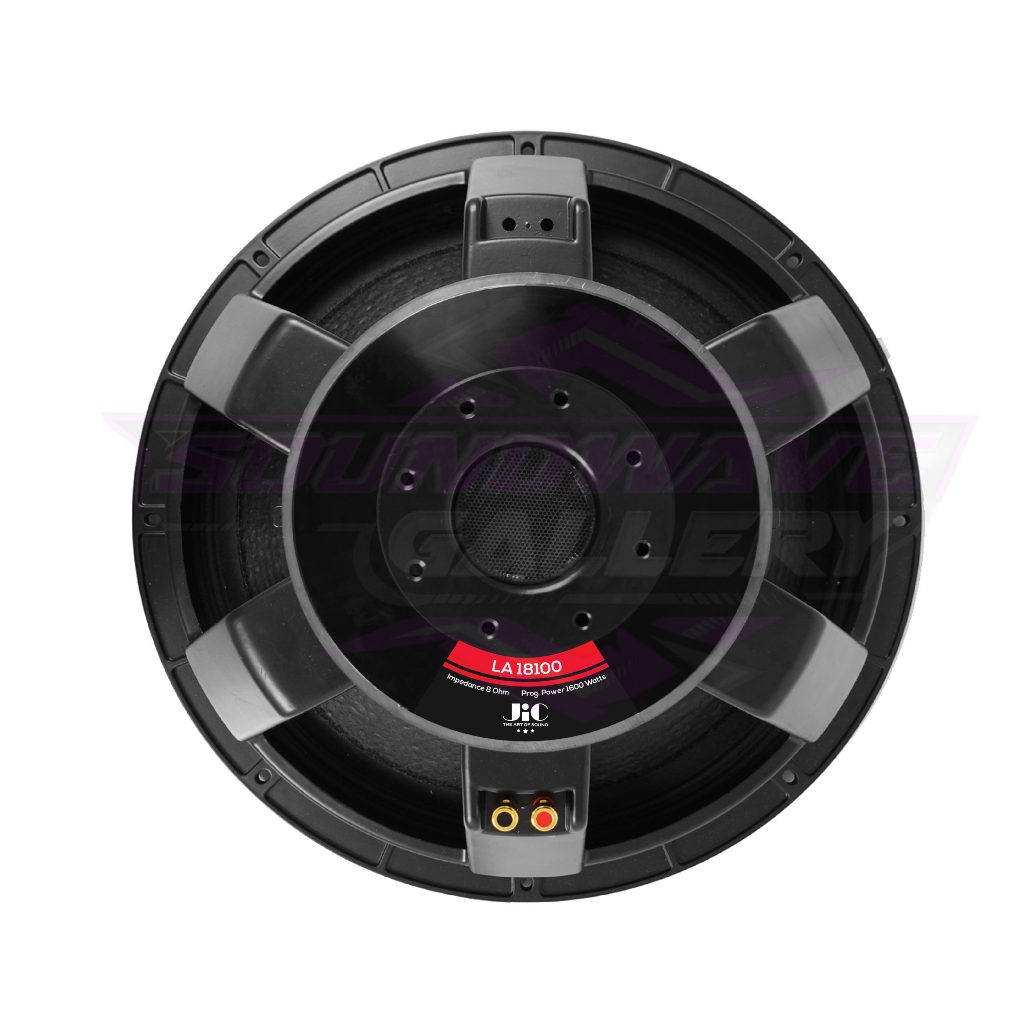 Speaker Komponen JIC LA 18100 18 Inch Woofer Subwoofer Program Power 1500 Watt Voice Coil 4 Inch | M