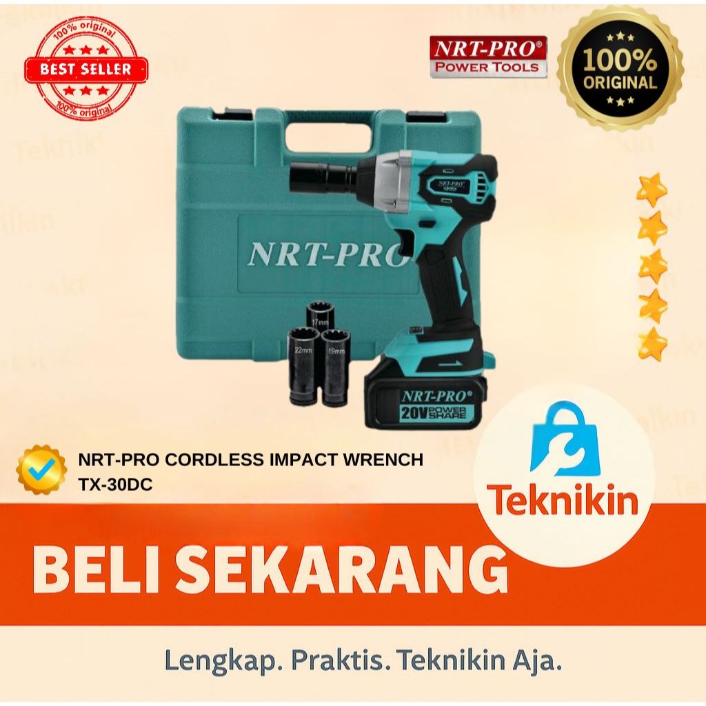 NRT TX30DC NRT TX-30DC Cordless Impact Wrench HD Bor Impact