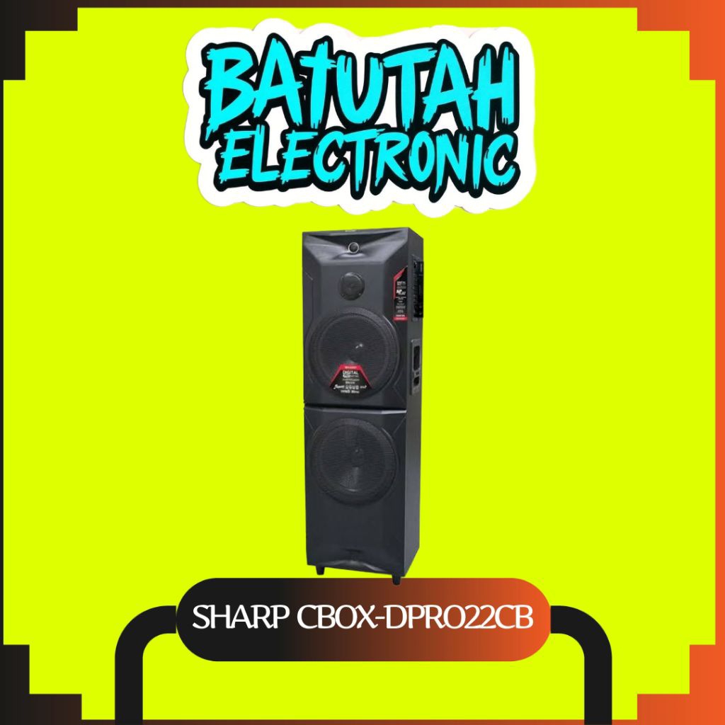 SHARP CBOX DPRO22CB SPEAKER BLUETOOTH KARAOKE