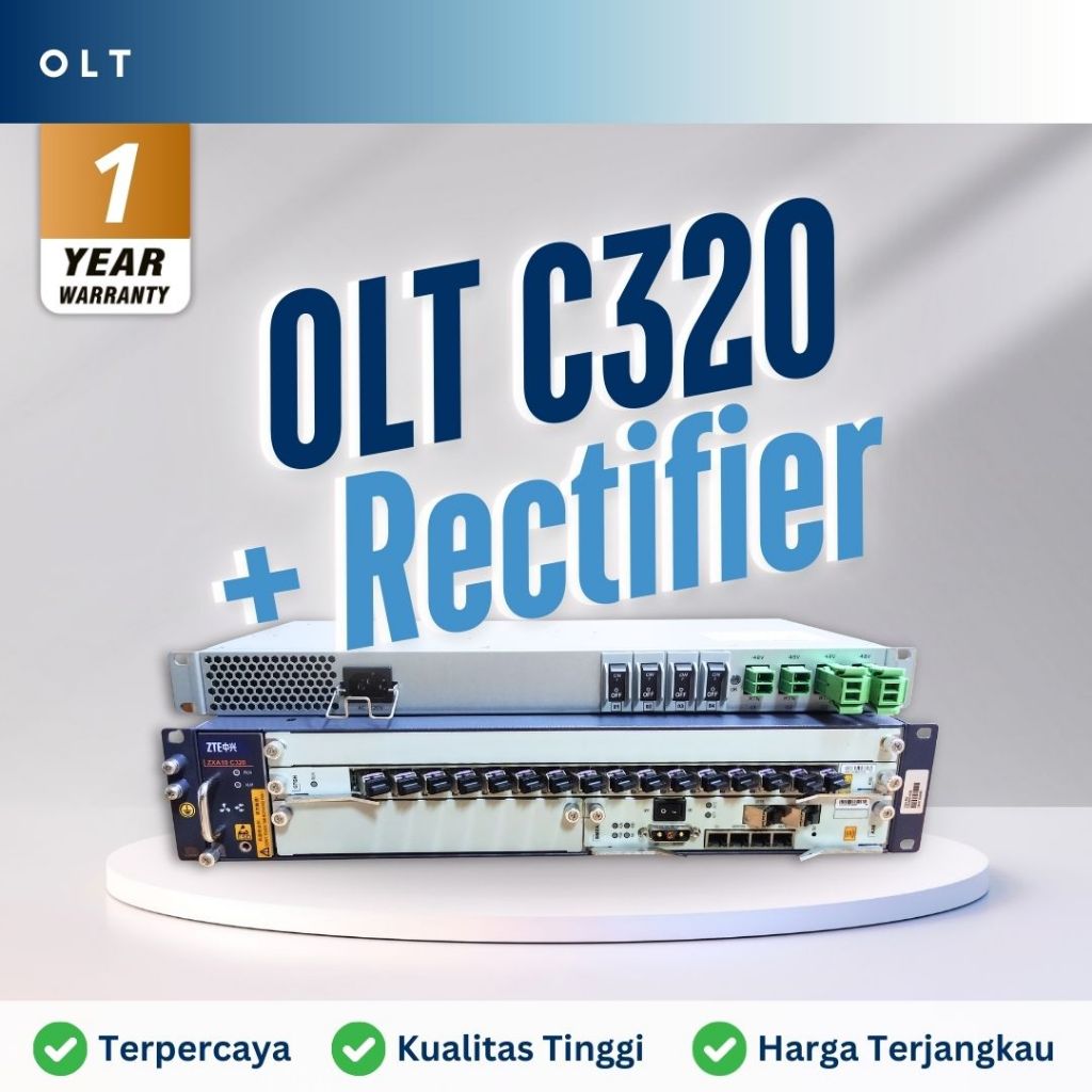 ZTE OLT C320 New Original, Baru ZTE 16 Port 32 Port GPON OLT