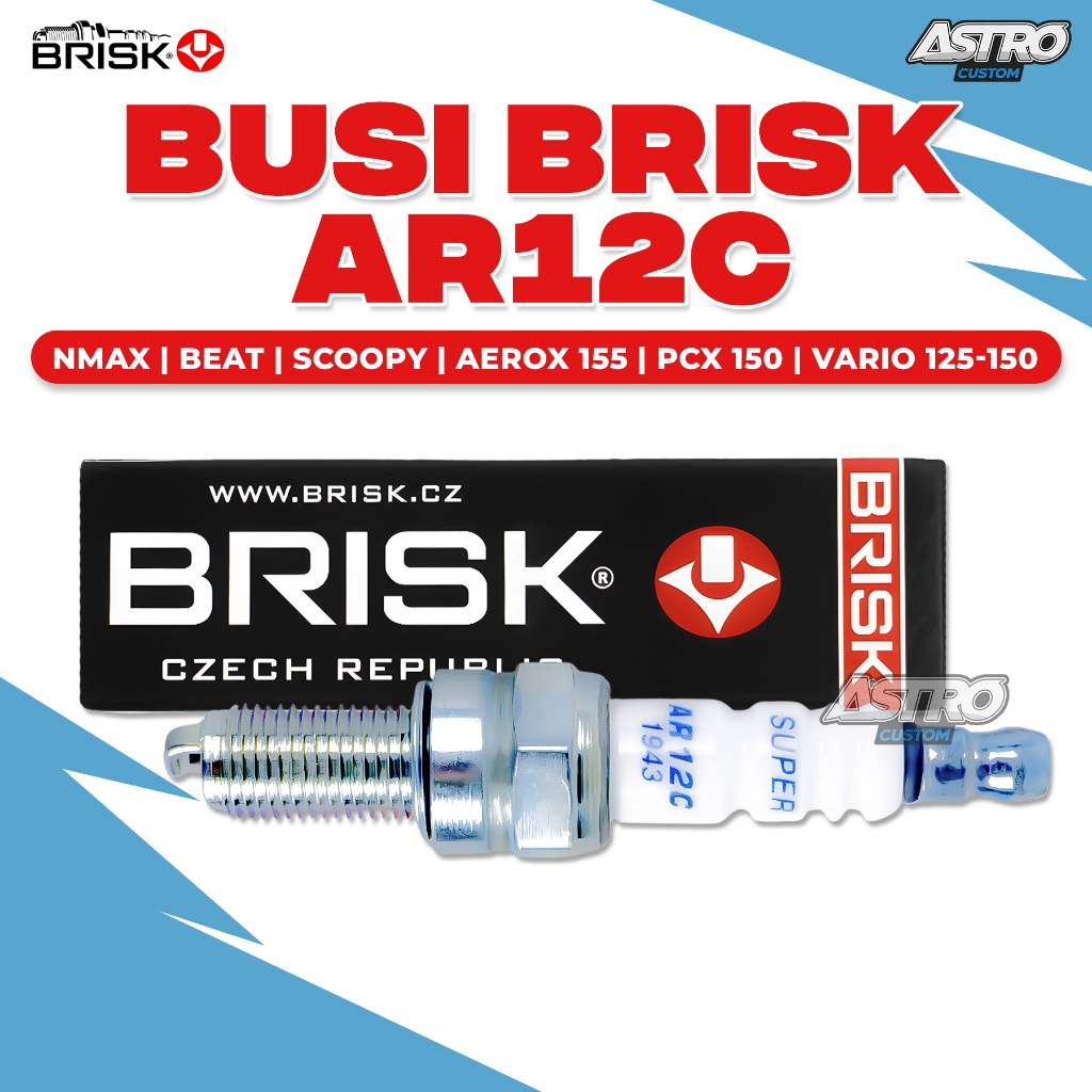 Busi Racing Brisk NMAX Aerox 155 PCX Vario 125 150 Copper Super AR12C