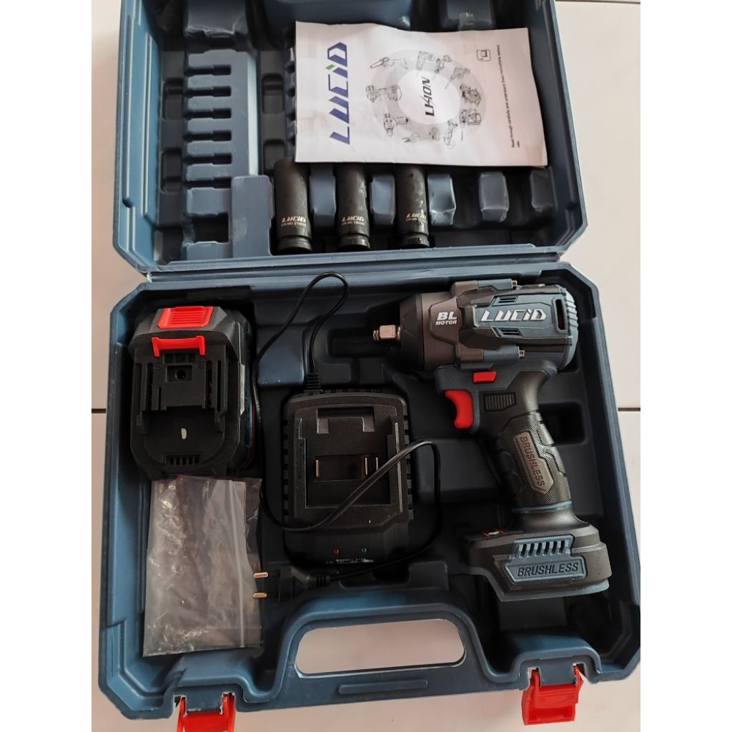 IMPACT WRENCH LUCID LH 500 (UNIT,1xBATERAI,BOX)