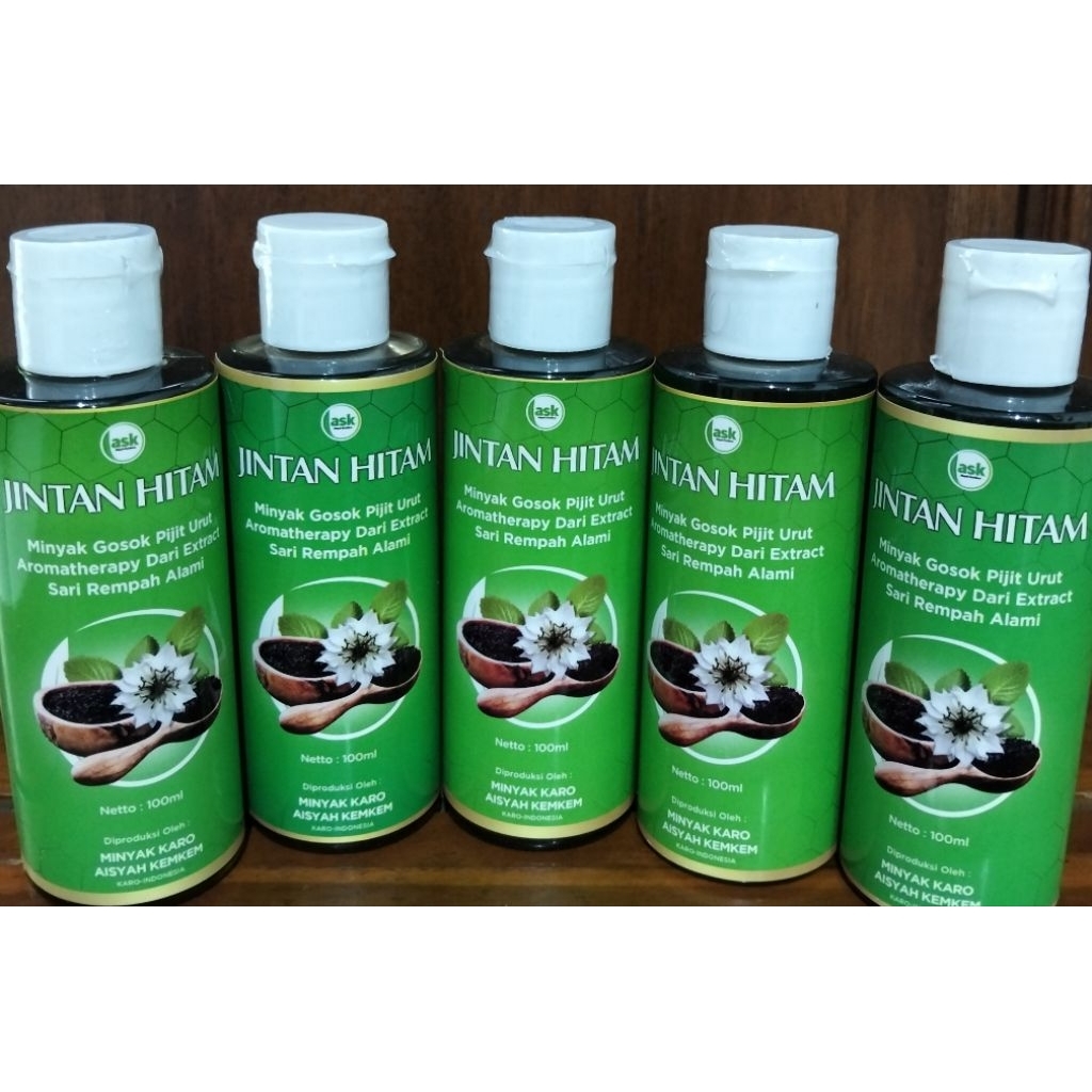 MINYAK KARO KEM - KEM JINTAN HITAM UNTUK BAYI DAN BALITA 100 ML