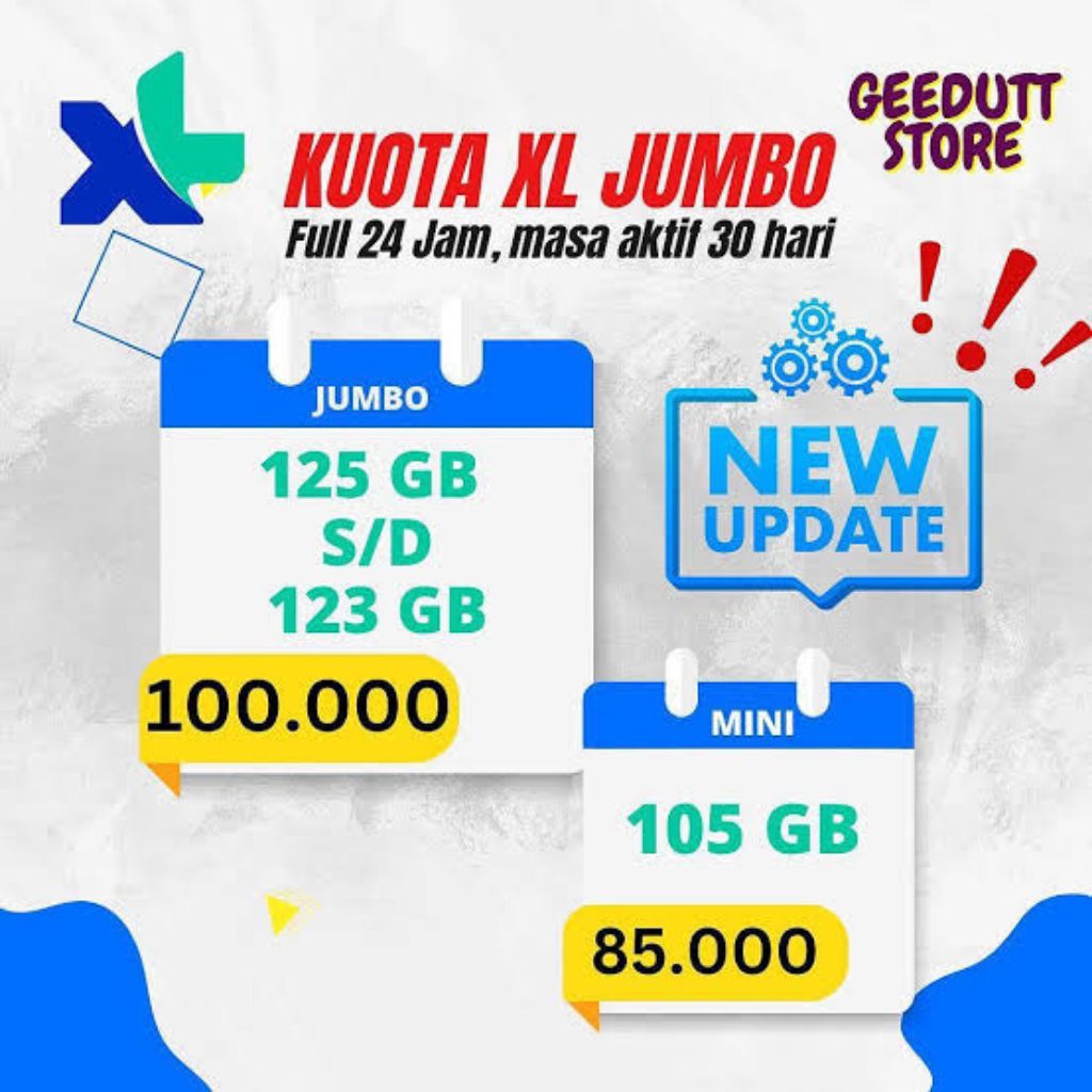qouta Xl 10GB Unlimited Terlaris Di shopee
