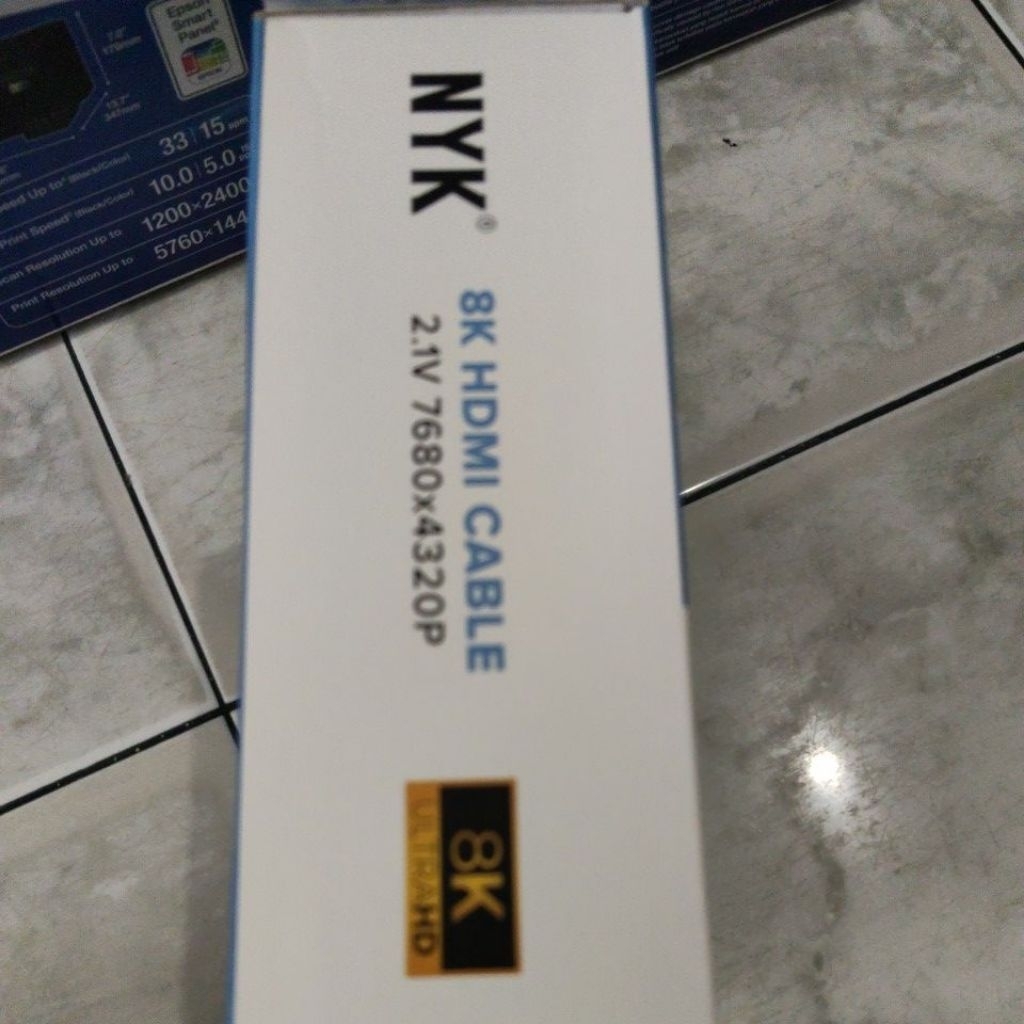 Kabel HDMI NYK 8K 2.1V Premium 15 Meter - High Speed 48Gbps, 24K Gold-Plated, ARC eARC, 8K UHD 120Hz