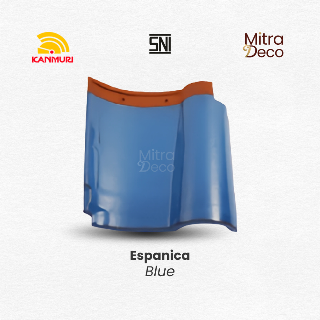 KANMURI Genteng Keramik Espanica Blue KW 1