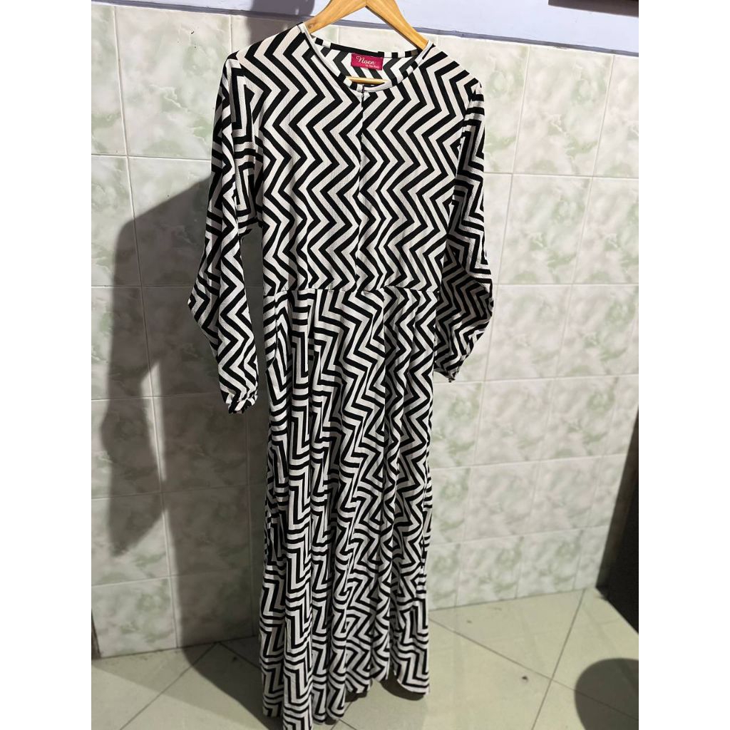 Gamis Payung Noen by Nun Rizky dari Aliaqueen | Dress Preloved Bekas Second Like New