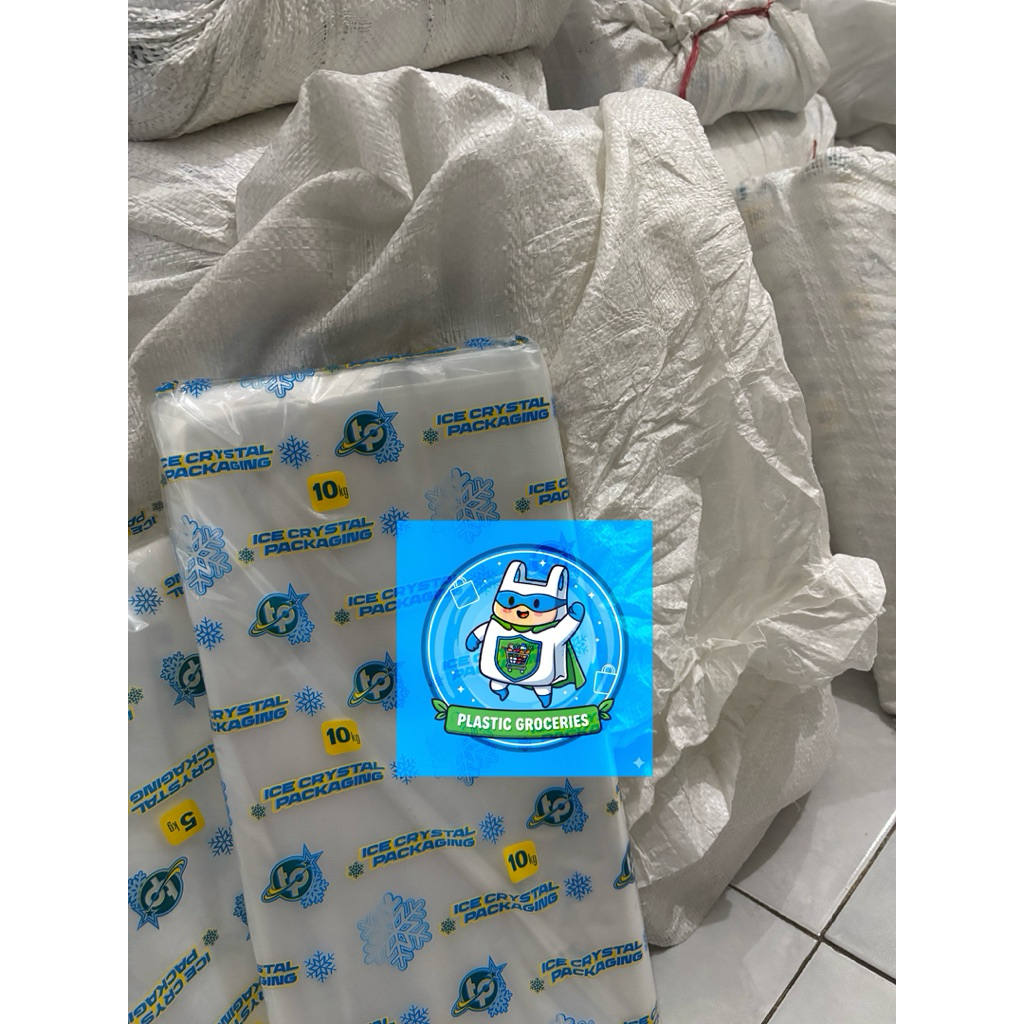 PLASTIK ES KRISTAL KAPASITAS 10KG (100lembar)