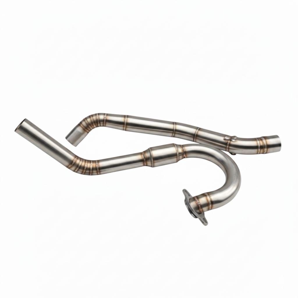 PIPA LEHER KNALPOT XSR 155 MODEL SCRAMBLER CAFE RACER LEWAT ATAS