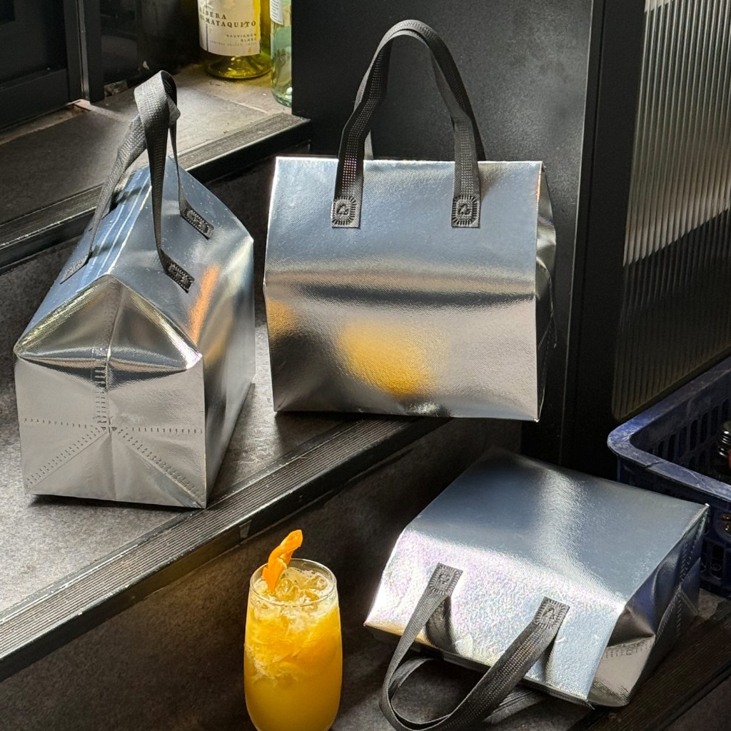 Tas Thermal Cooler Bag / Cooler Bag Aluminium Foil Thermal / Tas Bekal Makanan Anti Air Tahan Panas 