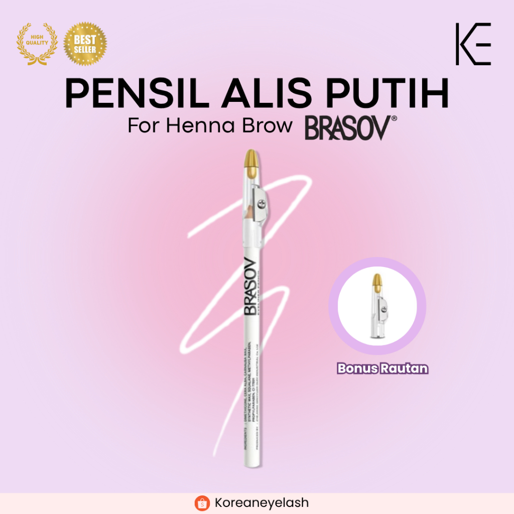 PENSIL ALIS PUTIH FOR HENNAA BROW | PENSIL ALIS PUTIH | BRASOV