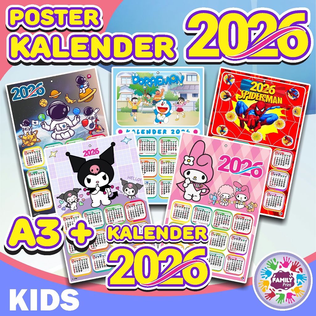 Kalender 2026 || Kalender Dinding 2026 || Kalender 2026 Lengkap Arab Jawa