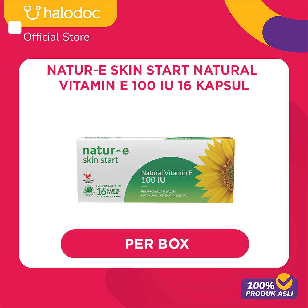 Natur-E Skin Start Natural Vitamin E 100 IU 16 Kapsul