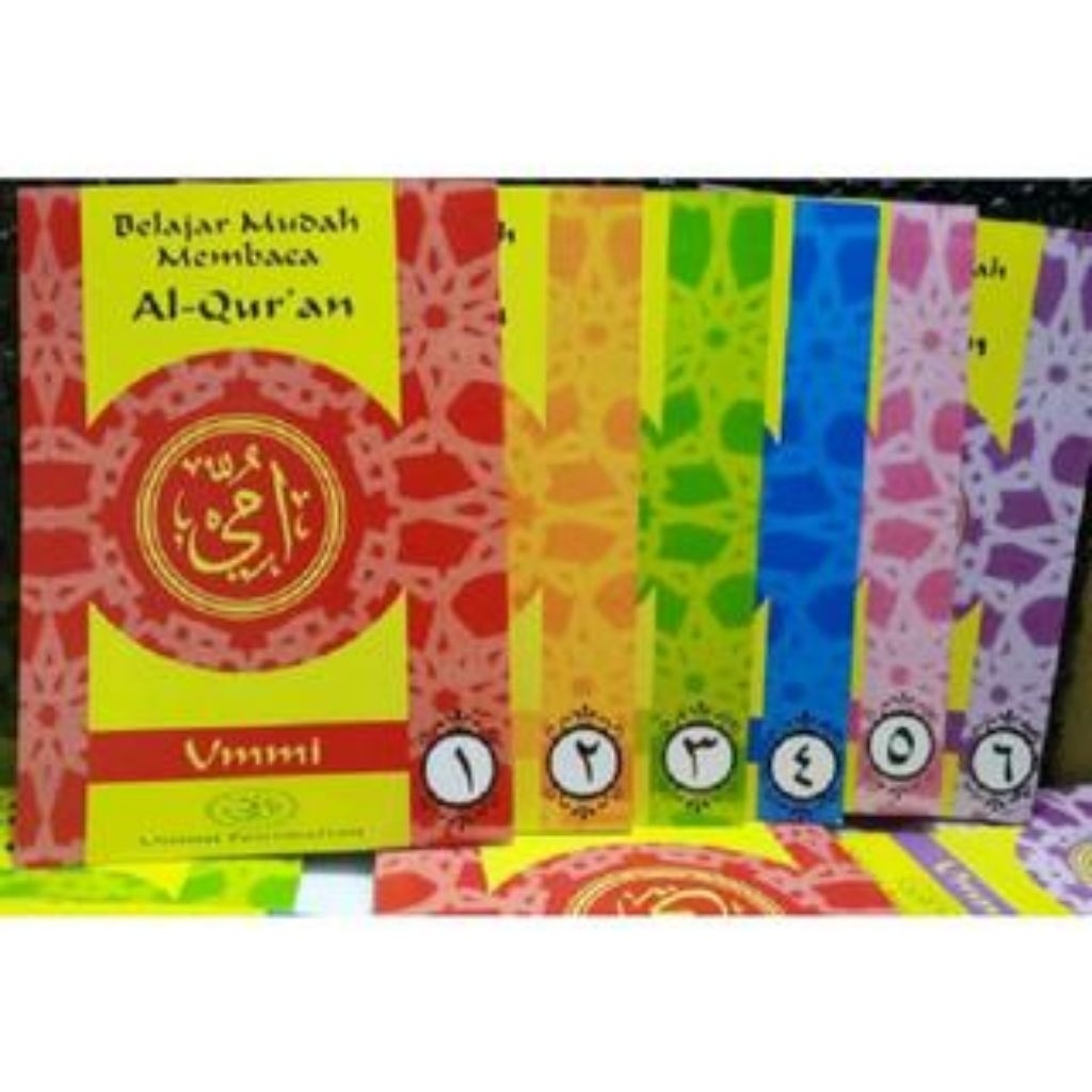 BUKU BELAJAR MUDAH MEMBACA AL-QUR'AN UMMI LENGKAP JILID 1 - 6