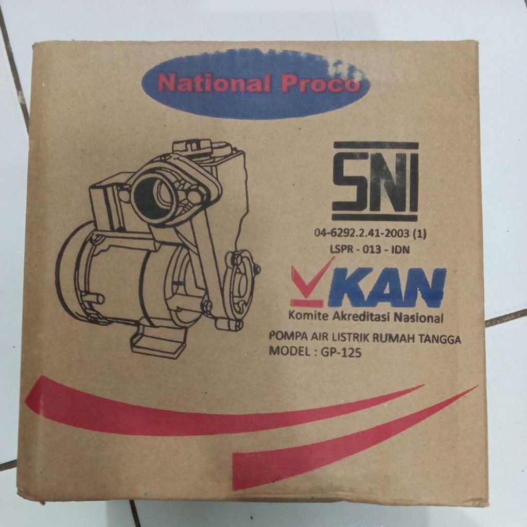 Pompa air National / Nasional GP 125 pompa sumur dangkal 125 watt