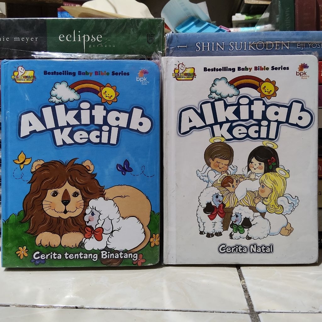 Buku Original • Buku Anak Alkitab Kecil Cerita Natal & Cerita Tentang Binatang - Edisi Bilingual