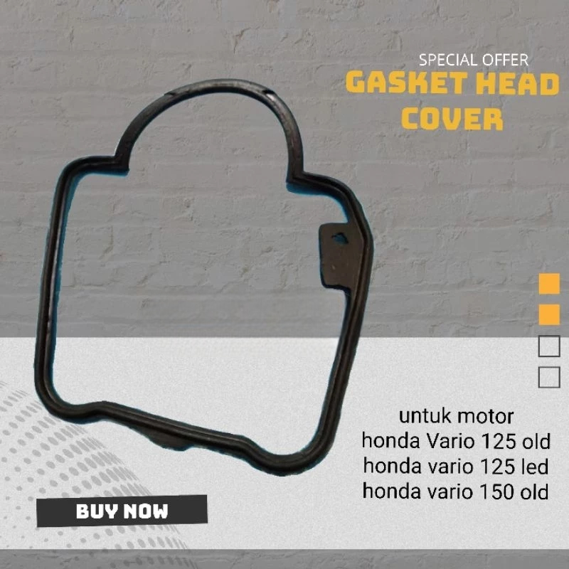 Seal head vario 125 old gasket head cover vario 125 old dan 150 old seal karet cylinder head