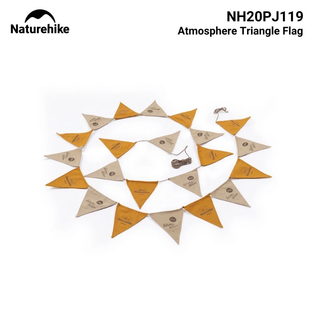 ATMOSPHERE FLAG NATUREHIKE NH20PJ119 BENDERA AKSESORIS TENDA CAMPING HIKING KOREAN GLAMPING CAMPER V