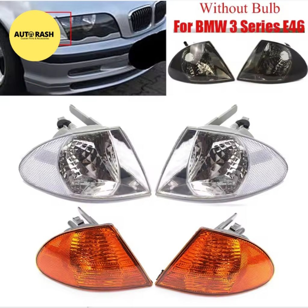 BMW E46 pre facelift sen sein depan RL corner lamp 2pcs