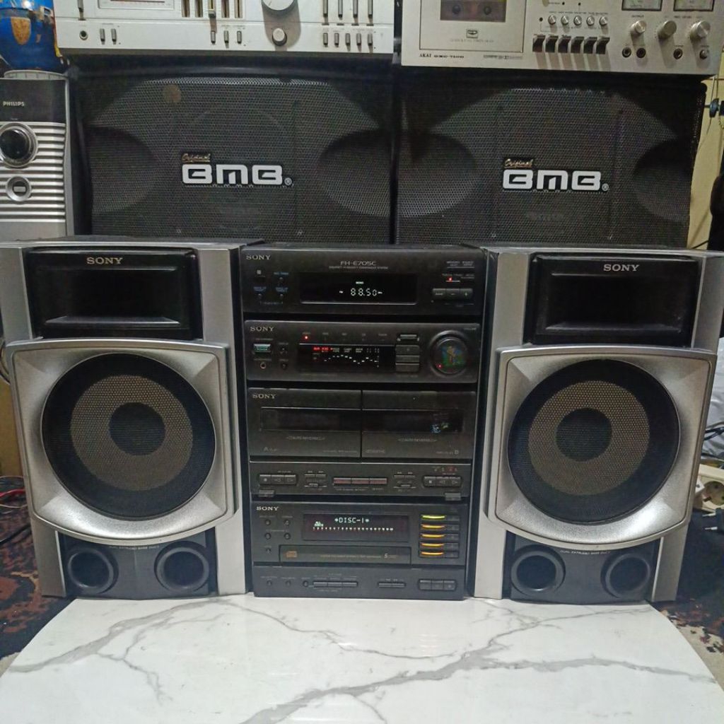 BIG COMPO SONY FH E705C SUPER CLARITY CLASIC VINTAGE ELEGANT 3 SUSUN