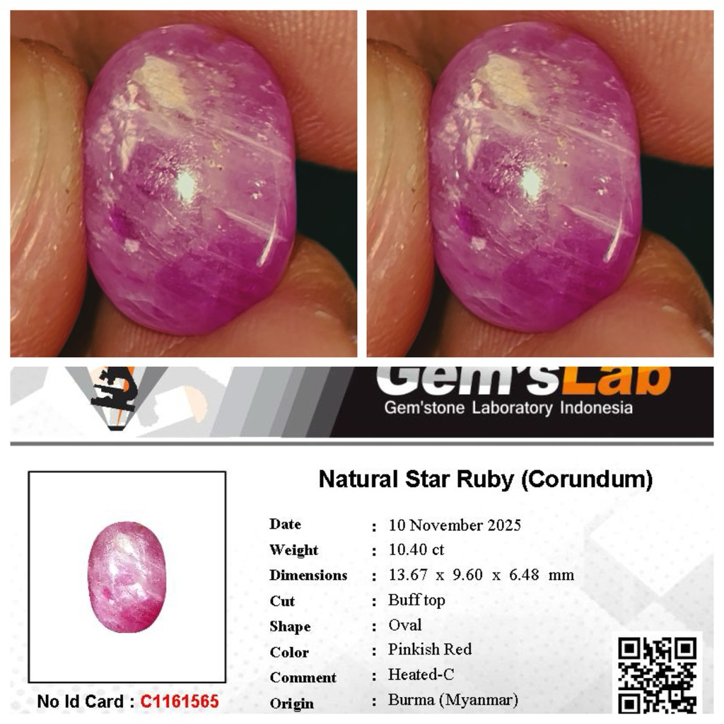Natural star ruby original Burma Myanmar