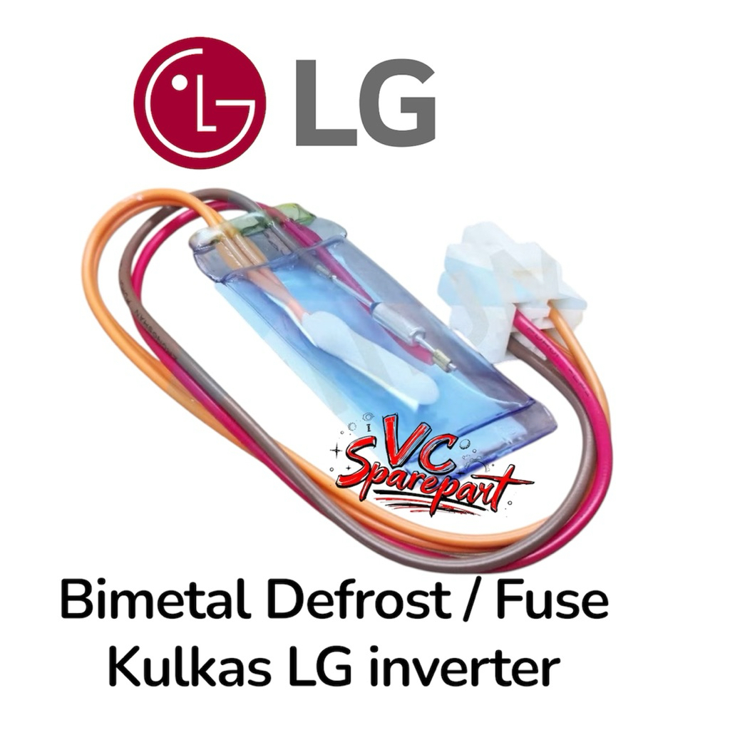 Bimetal Kulkas LG 2 Pintu Inverter / Defrost Fuse Kulkas